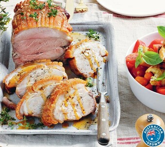 Coles Coles Australian Pork Shoulder Roast Boneless offer