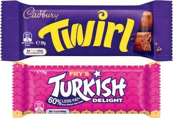 Coles Cadbury Medium Bars 30g-60g offer