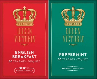 Coles Queen Victoria Tea Bags 50 Pack offer