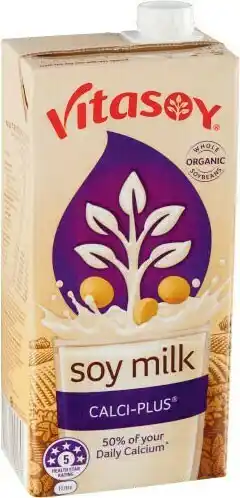 Coles Vitasoy Calci-Plus Long Life Soy Milk 1 Litre offer