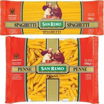 Coles San Remo Pasta 375g-500g offer
