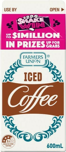 Coles Farmers Union Flavoured Milk 600mL offer