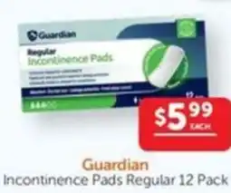 Guardian Incontinence Pads