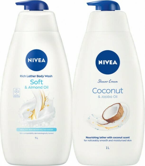 Nivea Shower Cream or Gel 1 Litre offer at Coles