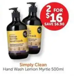 Hand Wash Lemon Myrtle