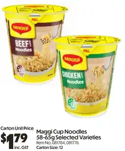 Campbells Wholesale Cup Noodles offer