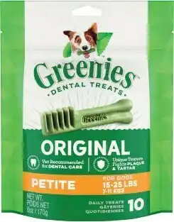 Coles Greenies Original Dog Treat 170g offer