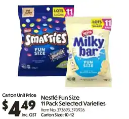 Campbells Wholesale Fun Size offer