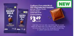 Campbells Wholesale Cadbury Chocolate Block offer