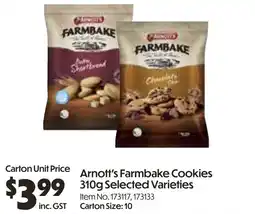 Arnott's Farmbake Cookies
