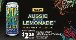 Campbells Wholesale Monster Energy offer