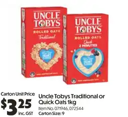 Campbells Wholesale Traditional or Quick Oats offer