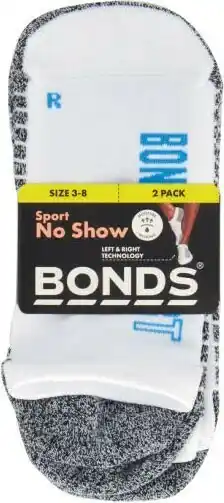 Coles Bonds Womens No Show Socks 2 Pack offer