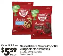 Baker's Choice Choc Bits