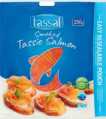Coles Tassal Smoked Tassie Salmon 250g offer