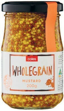Coles Coles Wholegrain Mustard 200g offer