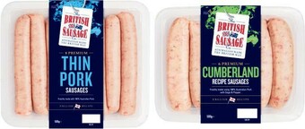 British Sausages Co Sausages 450g
