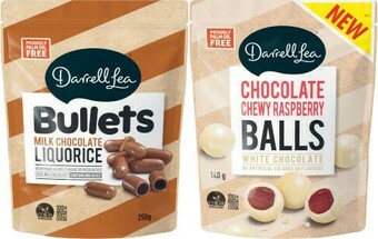 Darrell Lea Bullets, Twists, Balls & Liquorice 140g-280g