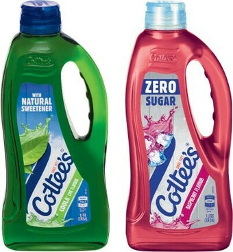 Coles Cottee’s Cordial 1 Litre offer