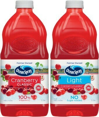 Coles Ocean Spray Fruit Drink 1.5 Litre offer