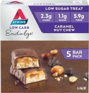 Coles Atkins Endulge Bars 5 Pack 150g-200g offer