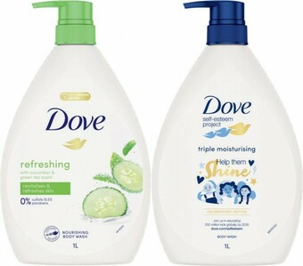 Coles Dove Body Wash 1 Litre offer