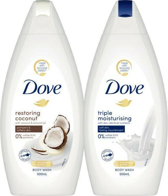 Dove Body Wash 500mL offer at Coles
