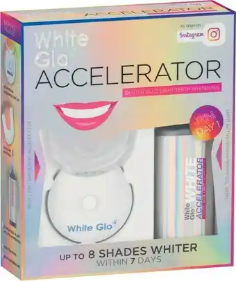 Coles White Glo Accelerator Blue Light Whitening System 1 Pack offer