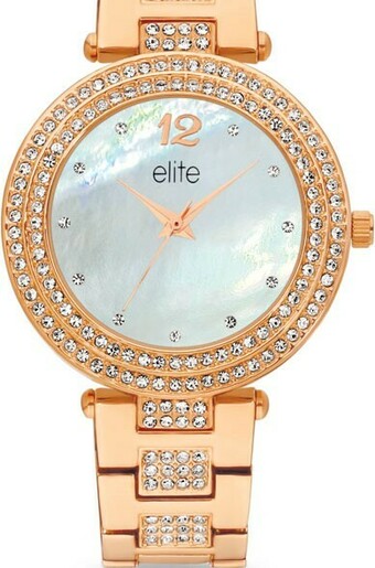 Prouds Elite Ladies Rose Tone Watch offer