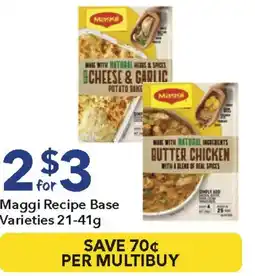 Ritchies Maggi recipe base varieties offer