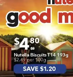 Ritchies Nutella biscuits offer