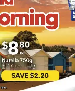 Ritchies Nutella offer