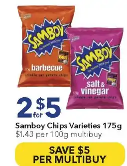 Ritchies Samboy chips offer