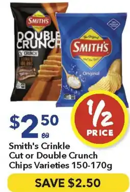 Ritchies Smith's double crunch smith's crunch offer