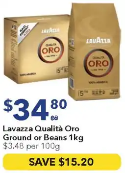Ritchies Lavazza qualità oro ground or beans offer