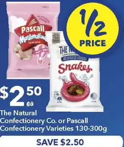 Ritchies The natural confectionery co. or pascall offer