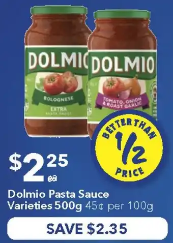 Ritchies Dolmio pasta sauce offer