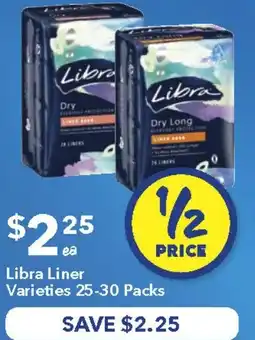 Ritchies Libra liner varieties offer