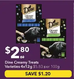 Ritchies Dine Creamy Treats offer