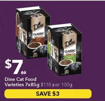 Ritchies Dine cat food varieties offer