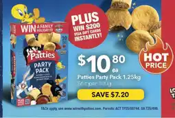 Ritchies Patties party pack offer