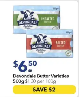 Ritchies Devondale butter varieties offer