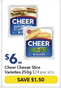 Ritchies Cheer cheese slice varieties offer