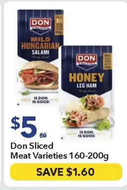 Ritchies Don sliced meat varieties offer