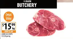 Supabarn Lamb leg chops offer