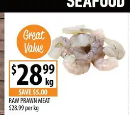 RAW PRAWN MEAT