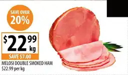Supabarn Melosi double smoked ham offer