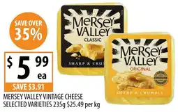 Supabarn Mersey valley vintage cheese offer