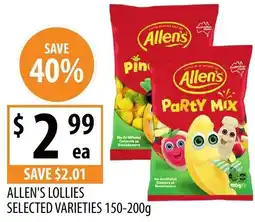 Allen's lollies