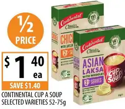 Supabarn Continental cup a soup offer